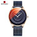 REWARD RD62010M Men Watch Waterproof Colorful Glass Mens Watches Luxury Fashion Sports Quartz Watches For Men Relogio Masculino